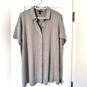 Eileen Fisher Stretchy loose fitting button down